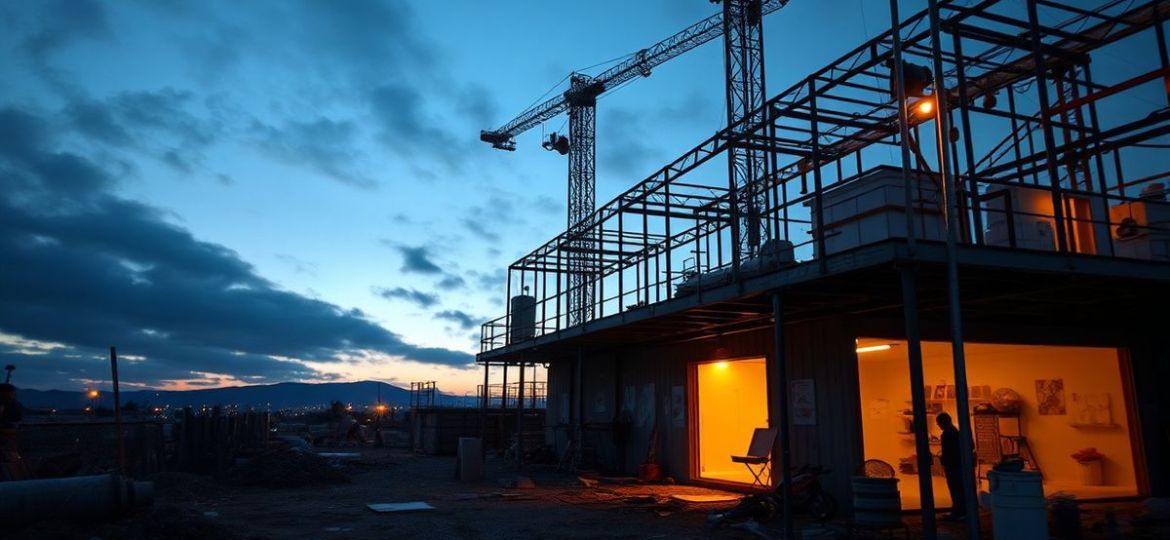 Illustration pour « Assurance chantier bloqué » — Découvrez comment nous vous aidons à éviter les dommages à l'ouvrage