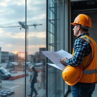 Illustration pour « Assurance Décennale : Protégez Vos Chantiers Durablement » — Sécurisez vos projets de construction avec une assurance décennale robuste. Protégez-vous des imprévus et gar…