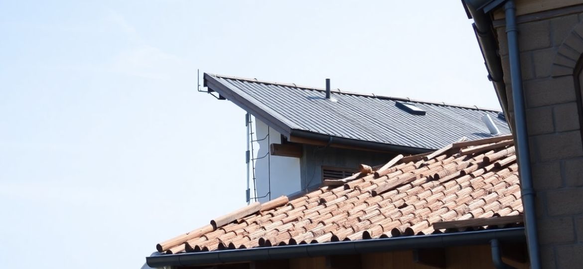 Illustration pour « Dommage Ouvrage Toiture : Sécurisez vos Travaux ! » — Protégez vos travaux de toiture avec l'assurance dommage ouvrage. Indemnisation rapide et protection durable … Mot-clé : domm…