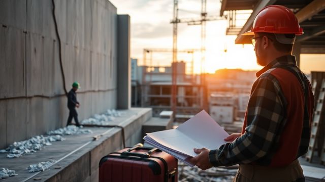 Illustration pour « Outil Diagnostic Décennale : Sécurisez vos Projets Bâtiment » — Évaluez la conformité de votre garantie décennale en ligne. Identifiez les risques et protégez vos chantiers … Mot-…
